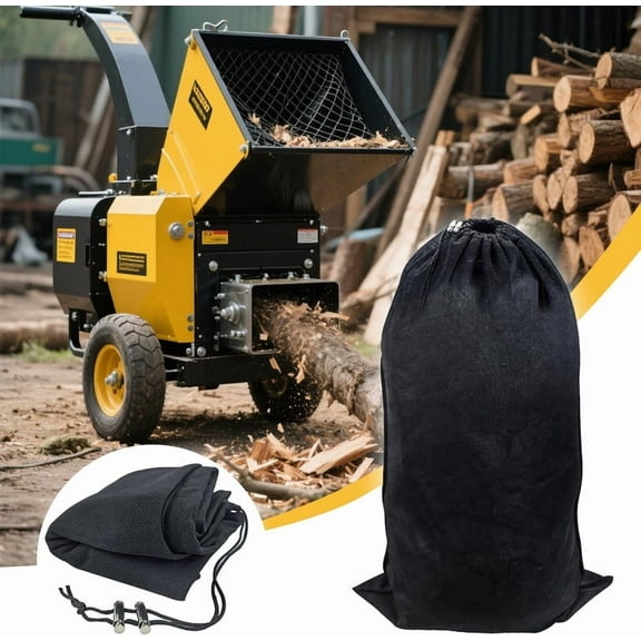 Wood Chipper Bag Collection for Craftsman Electric Shredder Mulcher, Universal 24x48 Leaf Mulcher Collection Bag Fits Most Brand