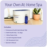 Therabath Professional Thermotherapy TB6 Paraffin Wax Bath - Helps Relieve Arthritis & Muscle Stiffness - Heat Therapy for Hands, Feet, Face & Body - Made in USA - 6 lb. Cucumber Melon with Thyme