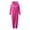 Hot Pink, variant on Jumpsuit Pajamas Plush Fleece Hooded, Women Long Sleeve Hooded Pajamas Casual Winter Warm Rompe Sleepwear Jumpsuit