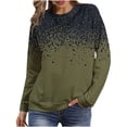 thumbnail image 1 of Top de manga larga estampado con cuello redondo suelto de moda para mujer Pompotops  gfhjh10549, 1 of 6