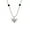 Black, variant on Longhorn - Texas Blue Crystal Fiona Necklace
