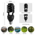 thumbnail image 3 of A C110V 20W Insects Trap Catcher Bombillas en forma de espiral E27 Base Socket Holder 365NM Longitu Abanopi  Bulbo, 3 of 7