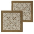 thumbnail image 4 of Gretta 18" x 18" Lace and Embroidery Applique Pillow Covers, Set of 2, 4 of 6