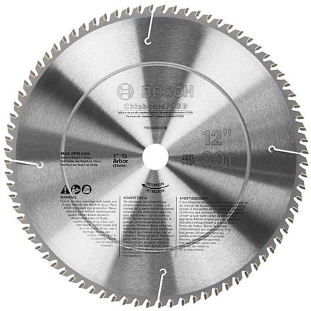 Bosch PRO1280CHB 12 Inch 80T Chipboard/OSB/Plastic Blade