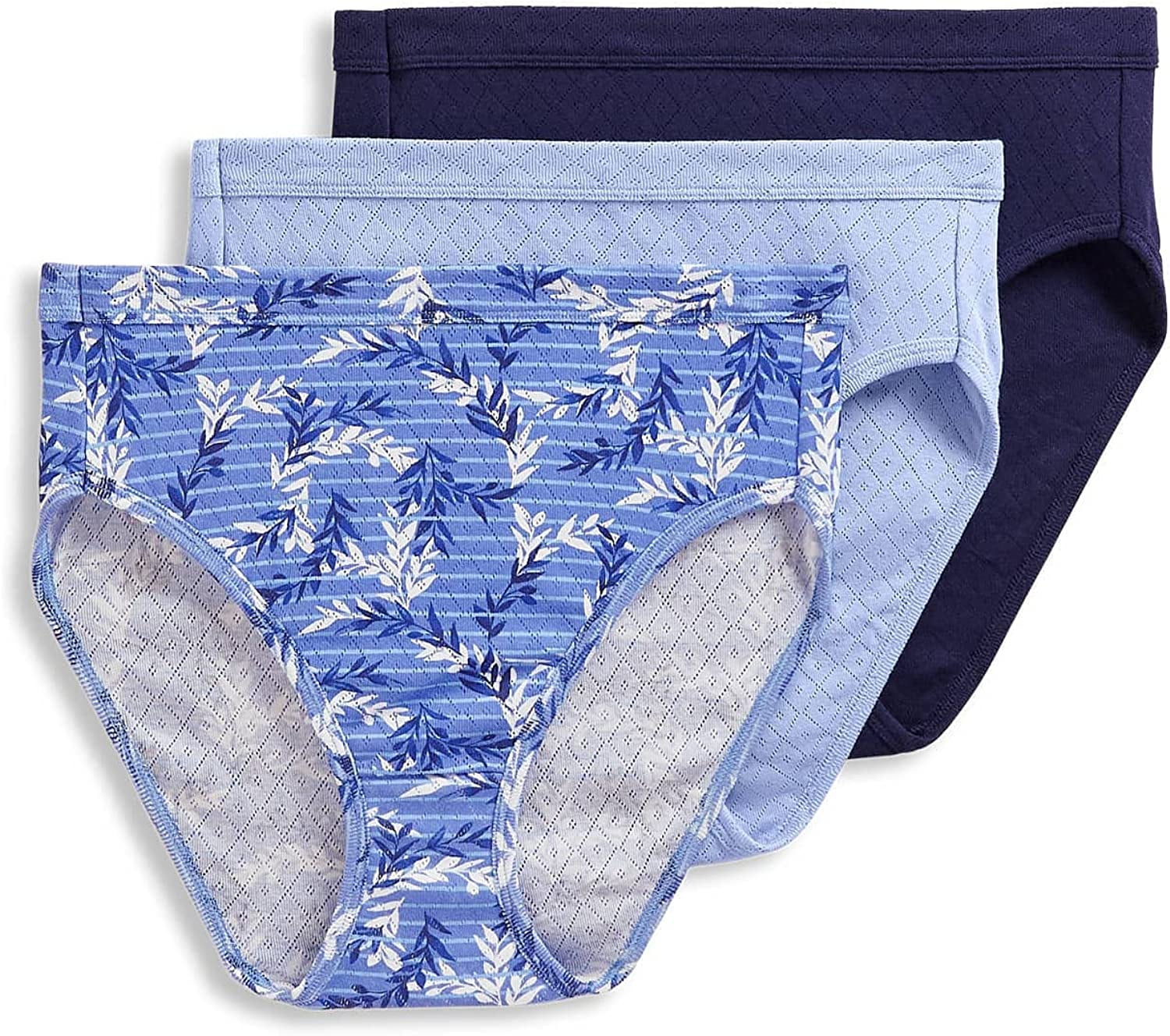 Jockey Women's Underwear Plus Size Elance Hipster 3 Pack