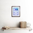 thumbnail image 2 of Dream Big Little One Blue Artwork Framed Wall Art Print 9X7 Inch, 2 of 5