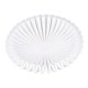 thumbnail image 4 of Uadme Bandeja Redonda Blanca De Resina, Plato De Resina Decorativo De Gran Capacidad con Forma De Pétalo Plisado, Regalo De Decoración del Hogar, 4 of 14
