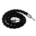 thumbnail image 1 of Almencla Corde Torsadée de 1,5m Noir pour Poteau de Contrôle Barrière de Queue, 1 of 5