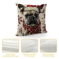 thumbnail image 4 of PHYHOO Christmas Pillow Covers Dog Throw Pillow Covers Xmas Pillowcase Dog for Living Room Farmhouse Cushion Case, 4 of 5