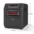 thumbnail image 3 of VOLTORB Electric Radiant Space Heater w/3 Heat Settings, Black (3 Pack), 3 of 11
