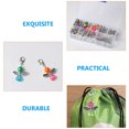 thumbnail image 4 of 50Pcs Angel Key Rings Bag Ornaments Creative Key Chains with Hanging Tags (Mixed Color), 4 of 7