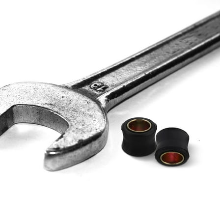 GOOHOCHY 2pcs Motorcycle Rear Shocks and Suspension Bushing Set with Absorber Bushings Sleeve Kit for Replacement