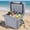 Grey, variant on LiteHaven 25QT Hard-Sided Rotomolded Coolers, Turquoise Small Ice Chest with T-Latches, Insulated Travel & Camping Cooler, Beach Essentials Orange