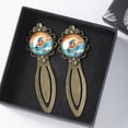 thumbnail image 3 of Dolphin Vintage Copper-Colored Lace Bookmarks: Stainless Steel Book Accessories, Gift Set for Readers and Book Lovers, 3 of 5