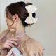 thumbnail image 4 of 2025 Elegantes pinzas para el pelo con lazo para mujer, pinzas para el pelo de tiburón de satén de doble cara, horquillas con lazo sólido, accesorios para el cabello, 4 of 5