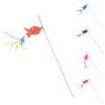 thumbnail image 2 of Cat Baguette Teaser en Rotin en Forme de Poisson Cat Jouet de Jeu Chaton Jouet pour Chaton, 2 of 10