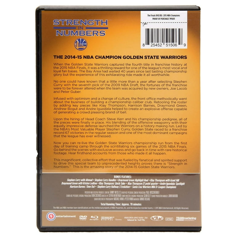 2015 NBA Champions: Golden State Warriors (DVD + Blu-ray