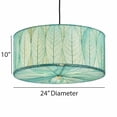 thumbnail image 4 of Eangee Home Design Drum Pendant 24 Inch, Shade Made Of Cocoa Leaves, 24x24x10 Inches, 4 of 8