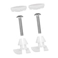 thumbnail image 4 of Kit de herrajes antideslizantes y reductores de ruido para asiento de inodoro. Corto, 4 of 9