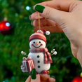 thumbnail image 2 of Dibujo Animado De Muñeco De Nieve Navideño Para Colgar En El Coche Colgante Para Árbol De Navidad Colgante Para Árbol De Navidad Decoración Para El Hogar Colgante Para Ventana Decoración Para La Par, 2 of 6