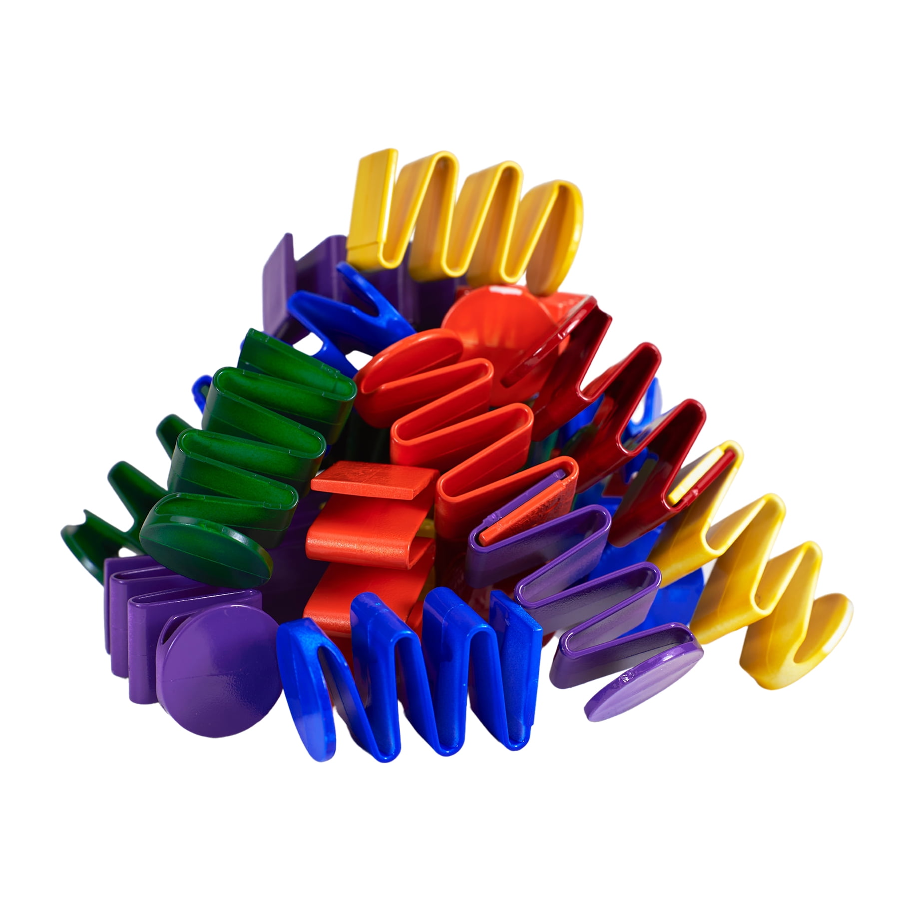 Roylco Spring Blocks – Vibrant Interlocking Building Blocks for Creative Structures, Critical Thinking, Open-Ended STEM Play, Balance, Tumble & Exploration