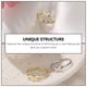 thumbnail image 5 of EeaseMX Juego de 2 anillos ajustables para dedo (dorados), 5 of 7