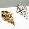 thumbnail image 5 of Soumake Vintage Women Men Wolf Lapel Brooch Pin Collar Jewelry Shirt Jeans Jacket Badge, 5 of 8