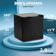 thumbnail image 3 of WHS-65LB1 Compact Sigle Reversible Door Refrigerator, 3.2 Cubic Feet(0.045 Cubic Meter), Black, 3 of 7