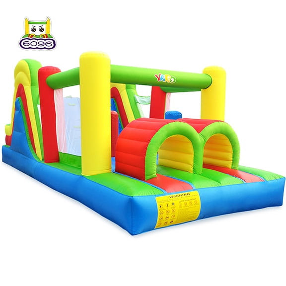 YARD Inflatable Bouncer Jumper Bounce House Obstacle Coure with Blower 6096N