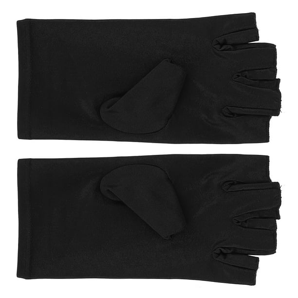 Fibra de algodón profesional Anti UV Guantes Nail Art UV Shield Guantes Herramienta de manicura Ecomeon no