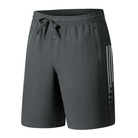 TopLLC Mens Shorts, Men Shorts Men Gym Shorts Athletic Basketball Mesh Shorts For Men Workout Quick Dry Lightiweight Bodybuilding Athletic Running Training With Zip Pockets Towel Loop