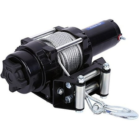 - 12v 4000lbs atv electric recovery winch kit, wireless remote control 12v 4wd atv utv trailer truck suv car