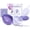 Purple & lavender, variant on Bodyotics Reusable Menstrual Disc – Multi-Size Set (S & L) for All Menstrual Flows, Includes 2 Pouches – 12h Wear, up to 10-Year Lifespan – Orange & Red