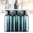 thumbnail image 2 of EIMELI 3Pcs Presse Distributeur de Savon Liquide Bouteilles de Shampooing Réutilisables et Rechargeables Bouteilles de Douche de Grande Capacité pour Shampooing Corporel, 2 of 9