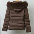thumbnail image 6 of Winter Jackets for Women Short Padded Coat Winter Warm Thermal Outerwear With Hood Detachable Windproof Jacket For Cold Weather Winter Coats for Women, 6 of 7