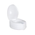 Homecraft Savanah Raised Toilet Seat with Lid, 6" High Elevated Toilet
