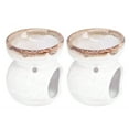 thumbnail image 3 of Portavelas Aromós, 2 Piezas Quemador de Aceite Esencial Quemador de Incienso de Cerámica Estufa de Aromaterapia Decorativa Horno Calentador de Velas Quemador de Aromaterapia, 3 of 7