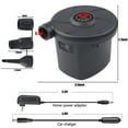 thumbnail image 2 of Airkoul Household Electric Air Pump Pump Inflator Deflator Cushions,Black, 2 of 8
