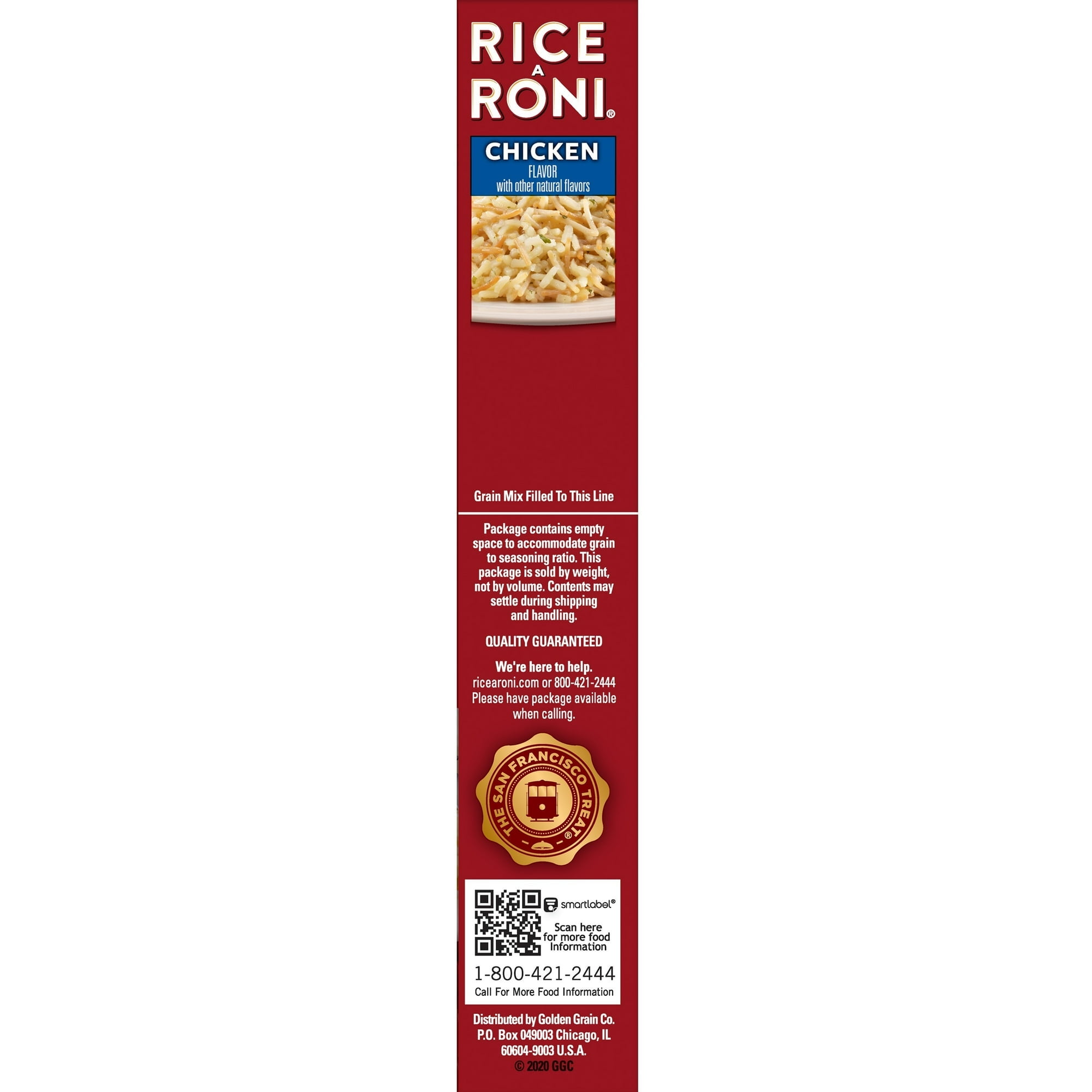 Rice-A-Roni Chicken Broth and Herbs Flavor Rice & Vermicelli Packaged Meal 6.9 oz Box (Pack of 5)