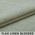 thumbnail image 4 of Sage Green Curtains 45 Inch Length for Kitchen Farmhouse Decor 2 Panels Set Rod Pocket Semi Sheer Linen Light Green Short Cafe Tier Curtains for Small Windows Kids Room Bathroom Decor 52x45 Long, 4 of 8