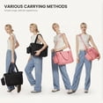 thumbnail image 3 of Tote Bag for Women, Lightweight Puffy Tote Bag with Compartments Shoulder Bag Handbag for Travel, Work, Gym | Lightweight, Puffy, Quilted, for Travel, Work, 3 of 9