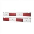 thumbnail image 2 of United Pacific Aluminum Straight Conspicuity Reflector Top Flap Plates (Bulk) 11137B, 2 of 3