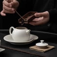 thumbnail image 5 of Household Tea Making Kettle Kung Fu Teaware Gifts Japanese Coarse Pottery Teapot Handmade Anti Scalding Pot With Filter 180ml, 5 of 11