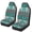 Green Southwest Aztec Horse, variant on Yuyamidu Aztec Tribal Car Seat Covers for Front Seat Waterproof Auto Seat Cover Sets Gemoetric Auto Interior Accessories Universal for Cars Truck SUV Van