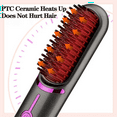 thumbnail image 4 of 2X Wireless Hair Straightener Brush Fast Heated Straightener Brush Third Gear Adjustable Hair Curler Heating Comb, 4 of 10