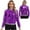 Purple, variant on vastwit Womens Sparkly Sequin Baseball Jackets Long Sleeve Zipper Striped Bomber Jacket Silver 14