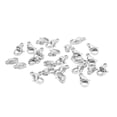 thumbnail image 2 of Lobster Clips, Easy To Open Close Lobster Claw Clasps Sophisticated Craftsmanship Perfect Size  For Necklaces For Bracelets Steel Color, 2 of 8