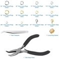 thumbnail image 2 of Jump Rings for Jewelry Making, Accessories and Necklace Repair with Jump Ring Pliers and Open Jump Ring (1200 Pieces, Silver and Gold), 2 of 5
