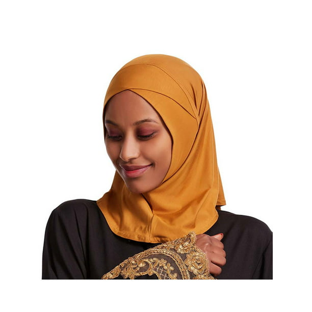 Lallc - Muslim Women Prayer Hijab Scarf Turban Hat Islamic Arab Modal ...