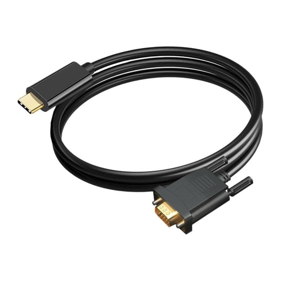 TYPE C to VGA Cable USB 3.1 to VGA Adapter 10Gbps HD Screen Cord for PC Laptop Monitor